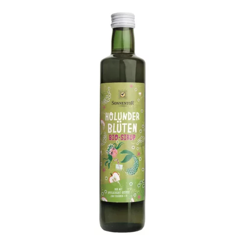 Sonnentor Bio szörp bodzavirág cukormentes 0,5l - 