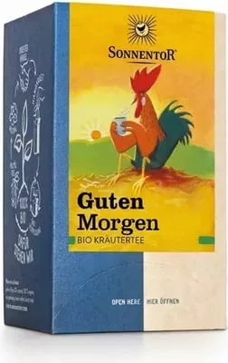 SONNENTOR BIO JÓ REGGELT GYÓGYNÖVÉNY TEA - Bio és natúr élelmiszerek