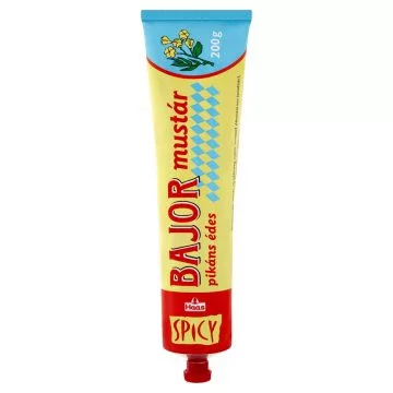 HAAS SPICY BAJOR MUSTÁR 200 g - Bio és natúr élelmiszerek