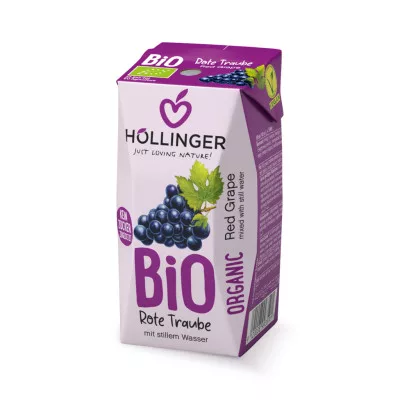 Höllinger bio gyümölcsital szőlő 200 ml