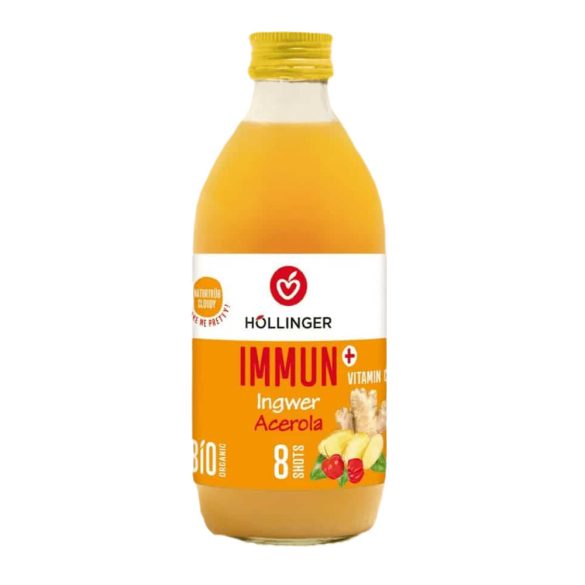 Höllinger BIO Immun+ Shot gyömbér-acerola 330ml