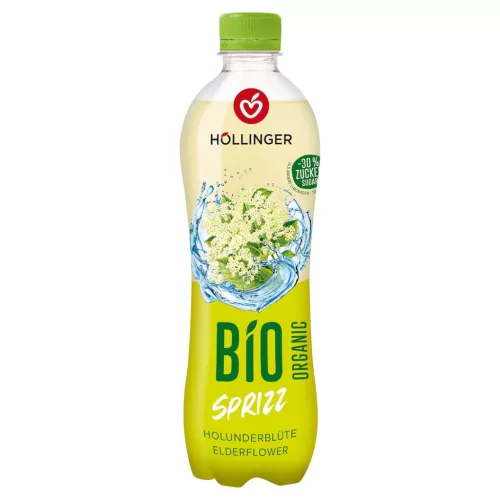 Höllinger bio gyümölcsfröccs bodzavirág 0,5 l DRS - 