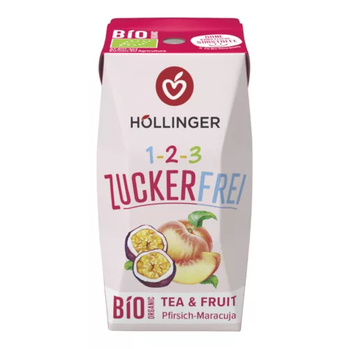Höllinger Bio Őszibarack-maracuja 3x200 ml