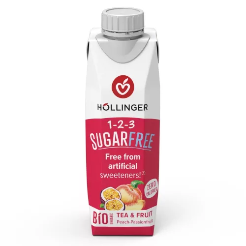 Höllinger Bio Őszibarack-maracuja frissítő 300ml