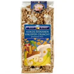 Bioking Bio Ropogós Müzli Kókuszos-Banános 375g