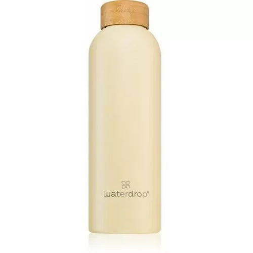 Waterdrop rozsdamentes acélkulacs sárga 600 ml 1 db - Bio és natúr kozmetikumok