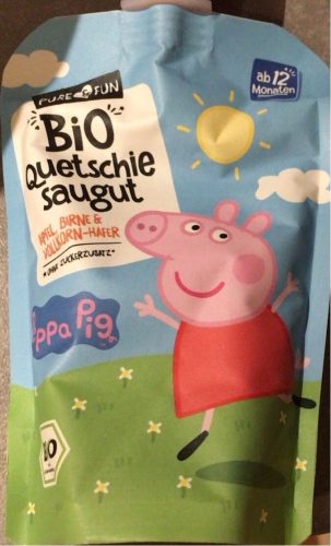 PURE&FUN PEPPA MALAC BIO GYÜM.PÜRÉ 100 G