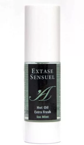 Extase Sensuel - hűsítő-melegítő masszázsolaj - menta (30ml) - Bio és natúr intim termékek