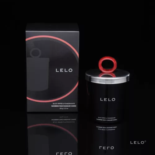 LELO masszázsgyertya -feketebors és gránátalma (150 g) - Bio és natúr intim termékek