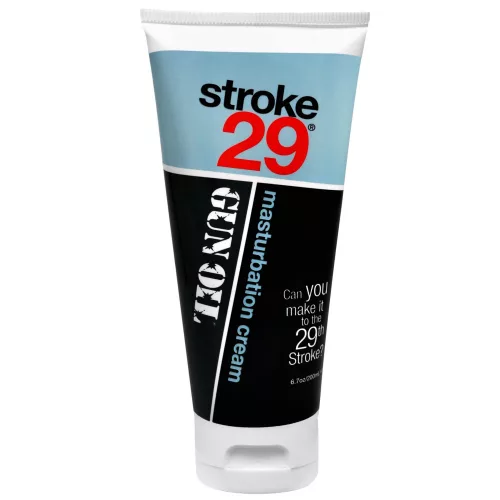 Gun Oil Stroke 29 - Maszturbációs- és masszázskrém (200 ml) - Bio és natúr intim termékek