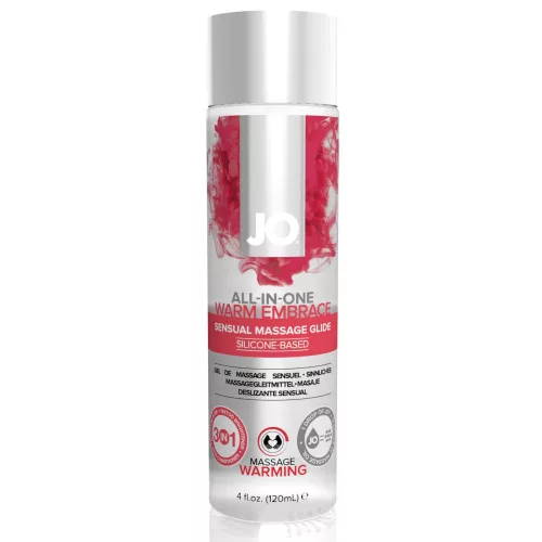 System JO All-in-one - melegítős síkosító és masszírozó gél (120 ml) - Bio és natúr intim termékek