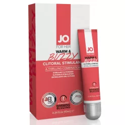 JO WARM & BUZZY - klitorisz stimuláló gél nőknek (10ml) - Bio és natúr intim termékek