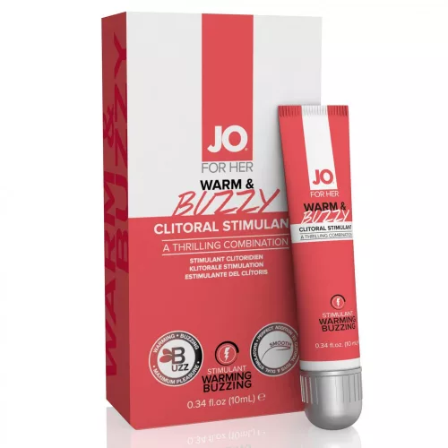 JO WARM & BUZZY - klitorisz stimuláló gél nőknek (10ml) - Bio és natúr intim termékek