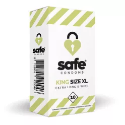 SAFE King Size XL - extra nagy óvszer (10db) - Bio és natúr intim termékek