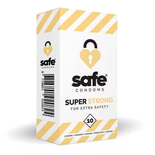 SAFE Super Strong - extra erős óvszer (10db) - Bio és natúr intim termékek
