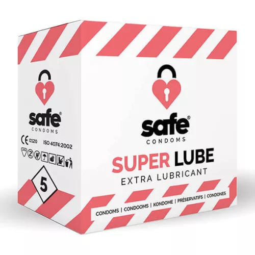SAFE Super Lube - extra síkos óvszer (5db) - Bio és natúr intim termékek