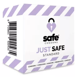 SAFE Just Safe - standard, vaníliás óvszer (5db) - Bio és natúr intim termékek