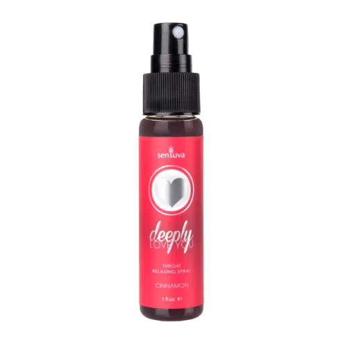 Sensuva - torok nyugtató spray - fahéj (30 ml) - Bio és natúr intim termékek