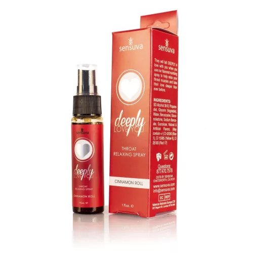 Sensuva - torok nyugtató spray - fahéj (30 ml) - Bio és natúr intim termékek