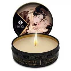 Shunga - masszázsgyertya - csokoládé (30 ml) - Bio és natúr intim termékek