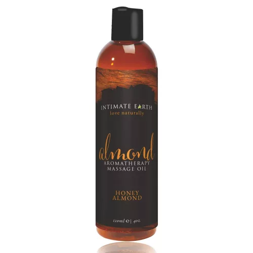 Intimate Earth Almond - organikus masszázsolaj - méz-mandula (120 ml) - Bio és natúr intim termékek