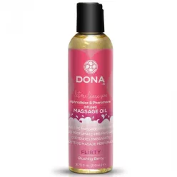 DONA Scented Blushing Berry - illatos masszázsolaj (110ml) - Bio és natúr intim termékek