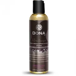 DONA Kissable Chocolate Mousse - ízes masszázsolaj (110ml) - Bio és natúr intim termékek