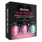 DONA Scented - mini illatos masszázsolaj szett (3 x 30 ml) - Bio és natúr intim termékek