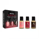 DONA Kissable - mini ízes masszázsolaj szett (3 x 30 ml) - Bio és natúr intim termékek