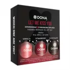 DONA Kissable - mini ízes masszázsolaj szett (3 x 30 ml) - Bio és natúr intim termékek