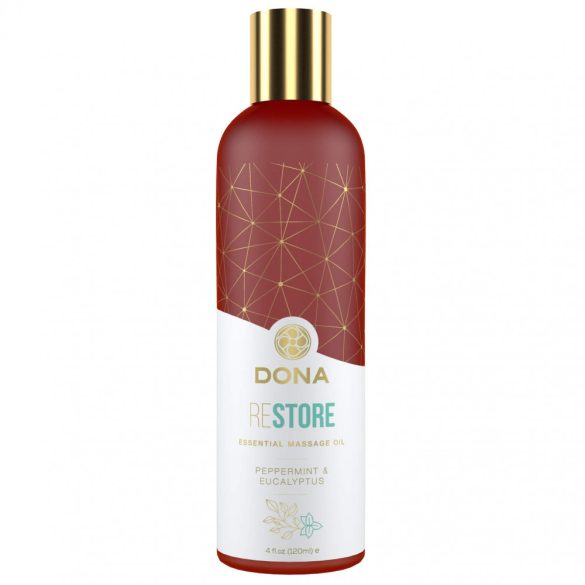 Dona Restore - vegán masszázsolaj - borsmenta-eukaliptusz (120 ml)