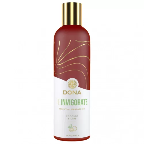 Dona Reinvigorate - vegán masszázsolaj - kókusz-lime (120 ml) - Bio és natúr intim termékek