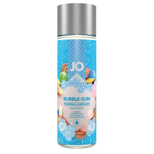 JO Candy Shop Bubble Gum - vízbázisú síkosító - rágógumi (60 ml) - Bio és natúr intim termékek