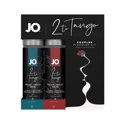 System JO Tango - melegítő/hűsítő vízbázisú síkosító szett (2x60 ml) - Bio és natúr intim termékek