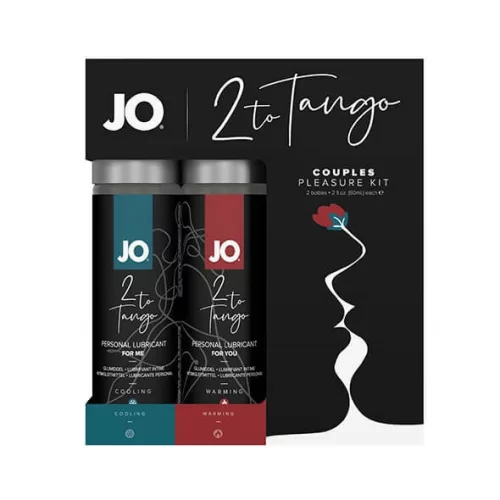 System JO Tango - melegítő/hűsítő vízbázisú síkosító szett (2x60 ml) - Bio és natúr intim termékek
