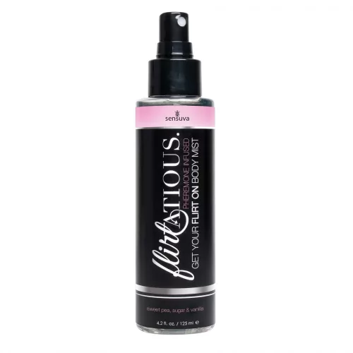 Sensuva Flirtatious - feromonos testpermet - vanília-szagos bükköny (125 ml) - Bio és natúr intim termékek