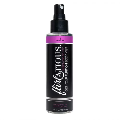 Sensuva Flirtatious - feromonos testpermet - gránátalma-kókusz-plumeria (125 ml) - Bio és natúr intim termékek