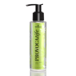 Sensuva Provocatife Hemp - pumpás feromonos masszázsgél (120 ml) - Bio és natúr intim termékek