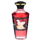 Shunga - melegítő hatású masszázsolaj - pezsgő-eper (100ml) - Bio és natúr intim termékek