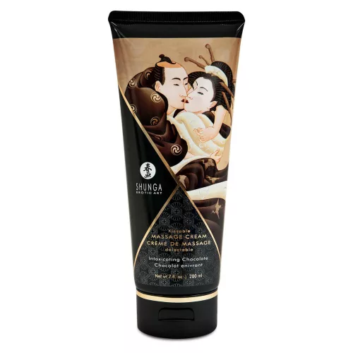 Shunga - masszázs krém - csokoládé (200 ml) - Bio és natúr intim termékek