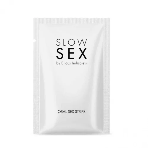 Slow Sex - ehető orál szex lapok - menta (7 db) - Bio és natúr intim termékek