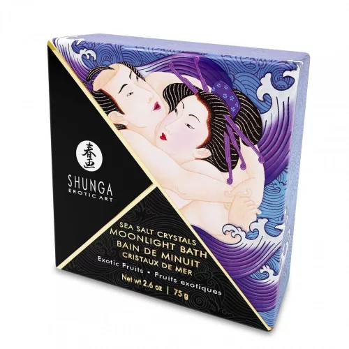 Shunga Exotic Fruits - fürdőkristály holt tengeri ásványokkal (75 g) - Bio és natúr intim termékek