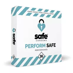 SAFE Perform Safe - nagy óvszer (36 db) - Bio és natúr intim termékek