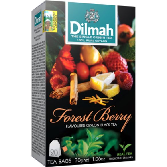 DILMAH FEKETE TEA ERDEI GYÜMÖLCS 20DB