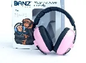 Banz Bubzee Baby Earmuffs Petal Pink fülvédő - Bio és natúr kozmetikumok