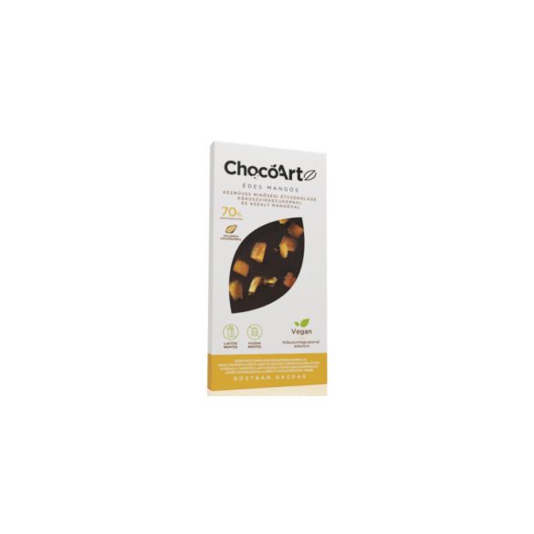 Chocoartz édes mangós étcsokoládé kókuszvirágcukorral 80 g