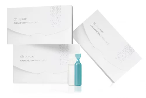 Nu Skin ageLOC Galvanic Spa Facial Gels arckezelő gélek az öregedésgátló készülékhez - 3 doboz - Bio és natúr kozmetikumok