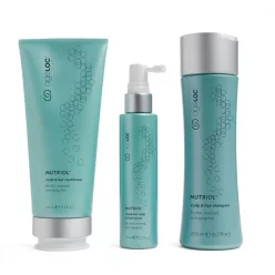 Nu Skin ageLOC Nutriol Scalp & Hair System fejbőr- és hajápoló rendszer 200 ML (SAMPON), 175 ML (KONDICIONÁLÓ) ÉS 75 ML (SZÉRUM - Bio és natúr kozmetikumok