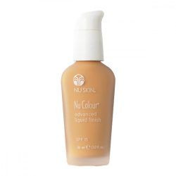   Nu Skin Advanced Liquid Finish Anti-Ageing Foundation öregedésgátló alapozó 15 faktoros napfényvédelemmel, Mocha árnyalatban 30ml