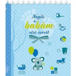 Napló a babám első évéről (kék) – Gyermekvárás